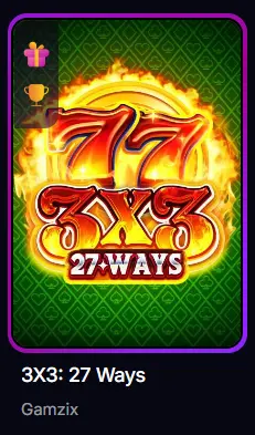 3X3: 27 Ways bij WinOlympia Casino
