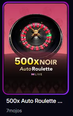 500x Noir Auto Roulette