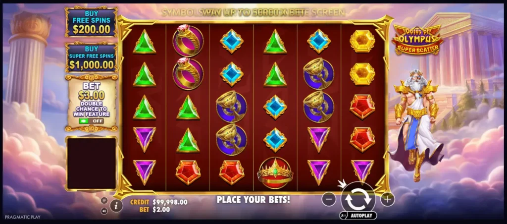Gates of Olympus Super Scatter WinOlympia spellen